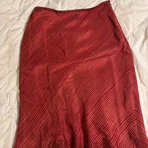 Banana Republic Red Maxi Pencil Skirt for Cocktail